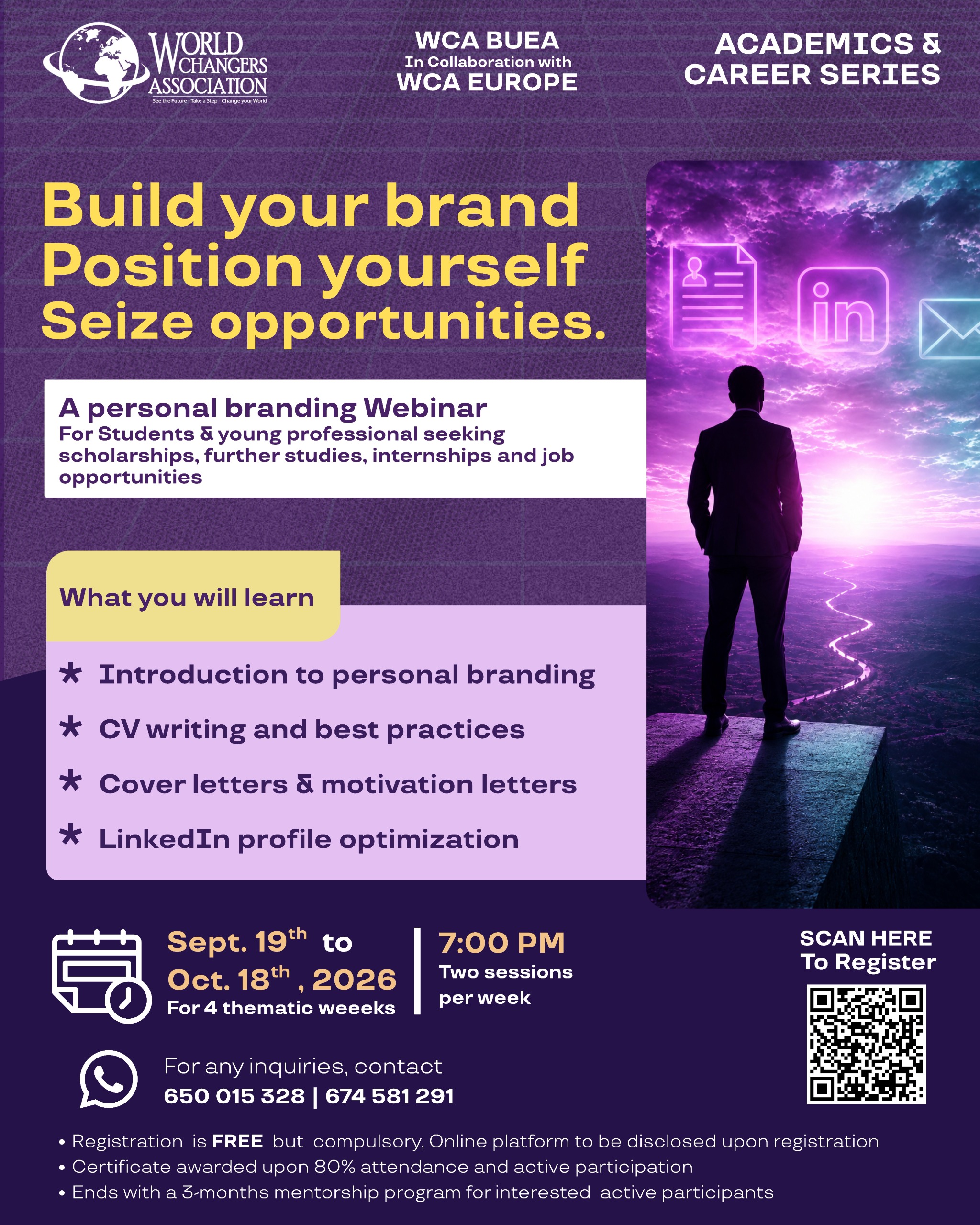 The Academic/Career Webinar Series